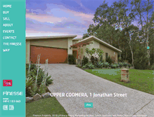 Tablet Screenshot of finesseproperty.com.au