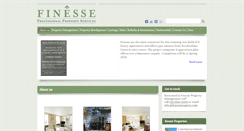 Desktop Screenshot of finesseproperty.com